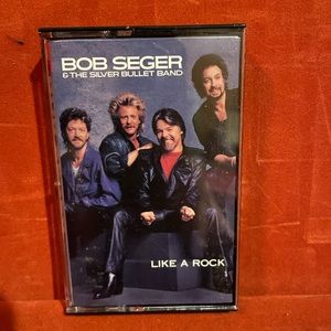 Vintage Bob Seeger & The Silver Bullet Band Like A Rock  1986 EMI Cassette Tape